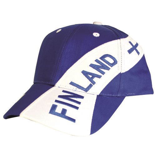 Keps Finland flagga, stripe