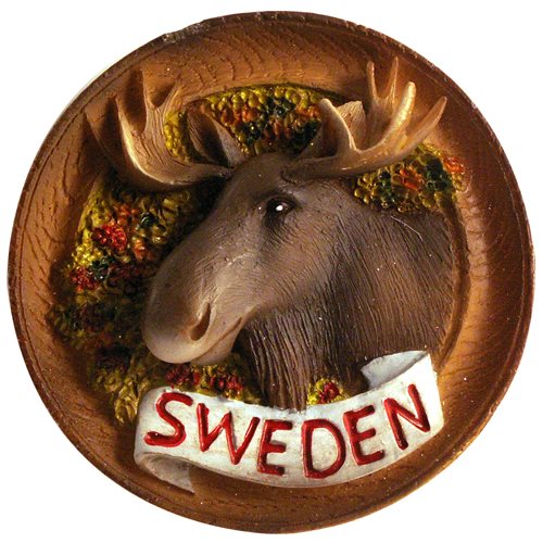 Magnet Älgtavla Sweden