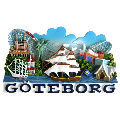 Magnet, Göteborg collage - www.nordicsouvenir.com