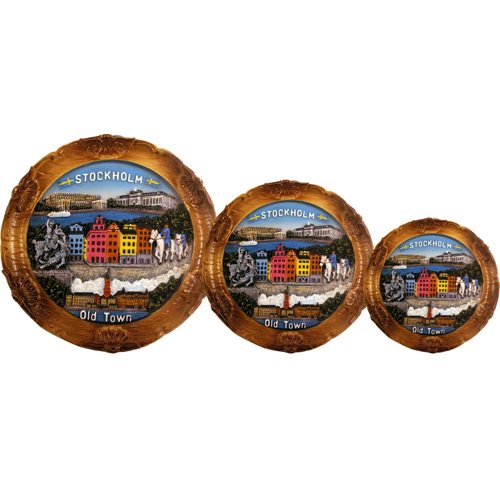 Tallrik 3D Sthlm Old Town 15cm (klassisk)