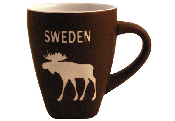 Mugg Älg Sweden, brun