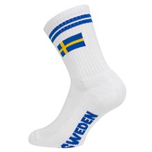 Sportstrumpor Sweden vit strl. 40-45