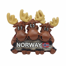 Magnet Tre Älgar Norway 75 mm