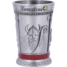 Shotglas metall, Viking, Sweden