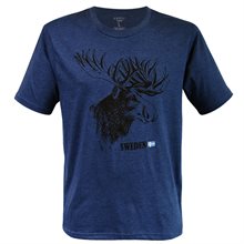 T-shirt FROST Älg, Sweden Blå, VUXEN